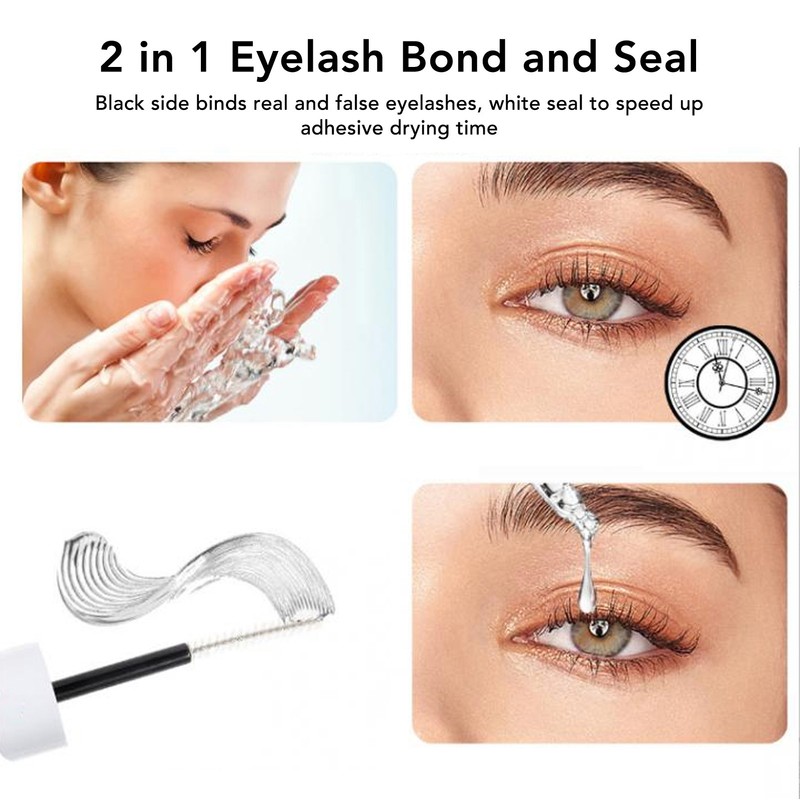 DIY Lash Extension Kit 240pcs Individual Eyelash 10‑16mm Clusters Eyelash
