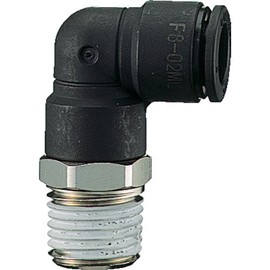Chiyoda R3/8 F1003ML Five Mail Elbow, 0.4 inches (10 mm),