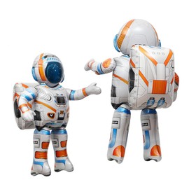 Space Rocket Spaceship Balloons Party Decorations - Inflatable Astronaut Balloons (Medium)