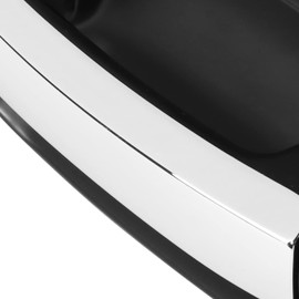 Auto Dynasty Factory Style Front Door Pull Handle Compatible with Ford Expedition Lincoln Navigator 2003-2009, Driver Left Side, Smooth Black/Chrome