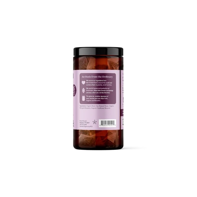 Paromi Earl Grey té negro orgánico, tarro de firma, 15