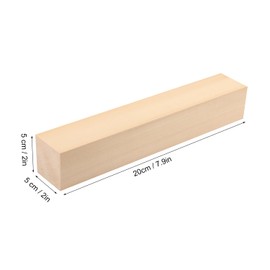 GNIEMCKIN 10 Pack Basswood Carving Blocks, 8x2x2 Inches Basswood Blocks for Beginner to Advanced Carvers, Ideal for DIY Projects and Gifts, Soft and Smooth, Easy Whittling and Carving
