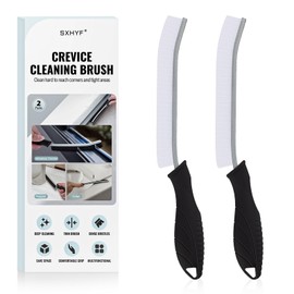 SXhyf Cleaning Brush - Hard Bristle Crevice Cleaning Brush, Multifunctional Gap Scrub Brush, Home Essentials, Bathroom Cleaner Tools for Household Use, Kitchen, Window, Faucets, Toilet, Grout, Car