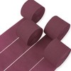 PartyWoo Pink Crepe Paper Streamers 4 Rolls 328 ft Pack
