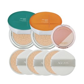 Age 20s Spot Cover Cushion Latest Melanin Shot Home Shopping 2 main products + 3 refills + blusher, No. 23, 65g / 에이지20s 기미 커버 쿠션 최신상 멜라닌샷 홈쇼핑 본품 2개+리필 3개+블러셔, 23호, 65g