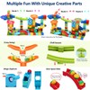 COUOMOXA Marble Run Building for Kids: STEM Building Blocks Set