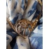 Rennie Mackintosh Glasgow Rose Large Pewter Scarf Ring