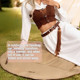 Twilight Garage Damen mit Reißverschluss, Große Strandtasche XL Familie, Badetasche Damen Wasserdicht, Beach Ba (Schwarz)