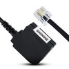 BIGtec Telephone TAE Adapter TAE-F Female to RJ11/RJ14 6P4C Plug
