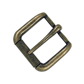 Tandy Leather Napa Buckle 1-1/4" (32 mm) Antique Brass Plate 1642-09