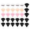 30 Pcs Powder Puff, Triangle Powder Puff, Reusable with Strap