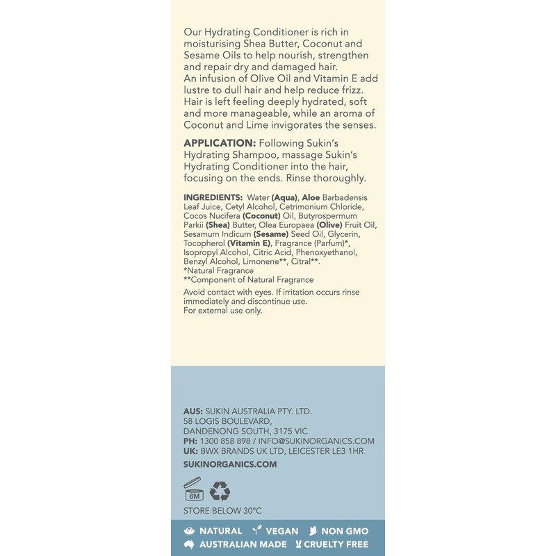 Sukin Sukin Natural Hydrating Conditioner