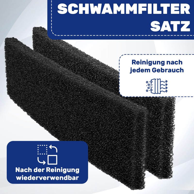 Sponge Filter Dryer 9688381 9688380 for Miele 225 x 45