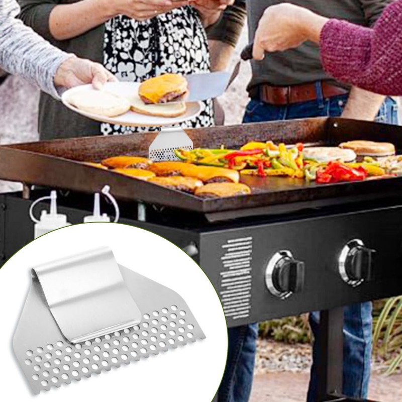Griddle Grease Gate Blocker, Food Mesh Screen Grease Trap Cover