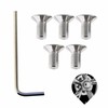 30-Pack 970076 Wheel Center Cap Screws with Allen Wrench, Fit