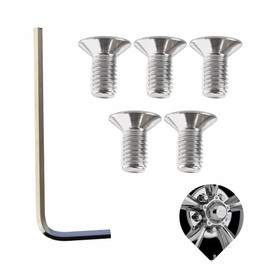 30-Pack 970076 Wheel Center Cap Screws with Allen Wrench, Fit for American Racing Torq Thrust Wheels, Fuel, Advan Racing