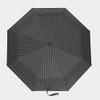 Umbrella UV Protection Windproof Automatic Foldable Portable Auto Stripe Black