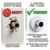 1 Inch Split Wall Flange Escutcheon Plate (2 Pack), Self-Adhesive