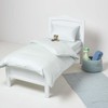 HOMESCAPES Blue Cot Fitted Sheets 60 x 120 cm 2
