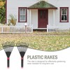 DOITOOL Hand Rake Garden Tool, 2PCS Plastic Hand Rake Soil