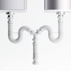 Mucol 1 1/2" or 1 1/4" Double Bowl Sink Drain,