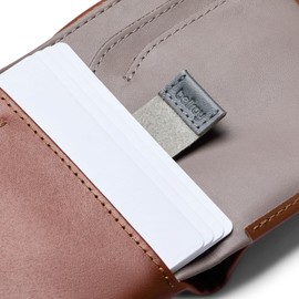 Bellroy Note Sleeve - Slim Leather Wallet with RFID Protection (Max 11 Cards Plus Notes), terra di siena, Note Sleeve