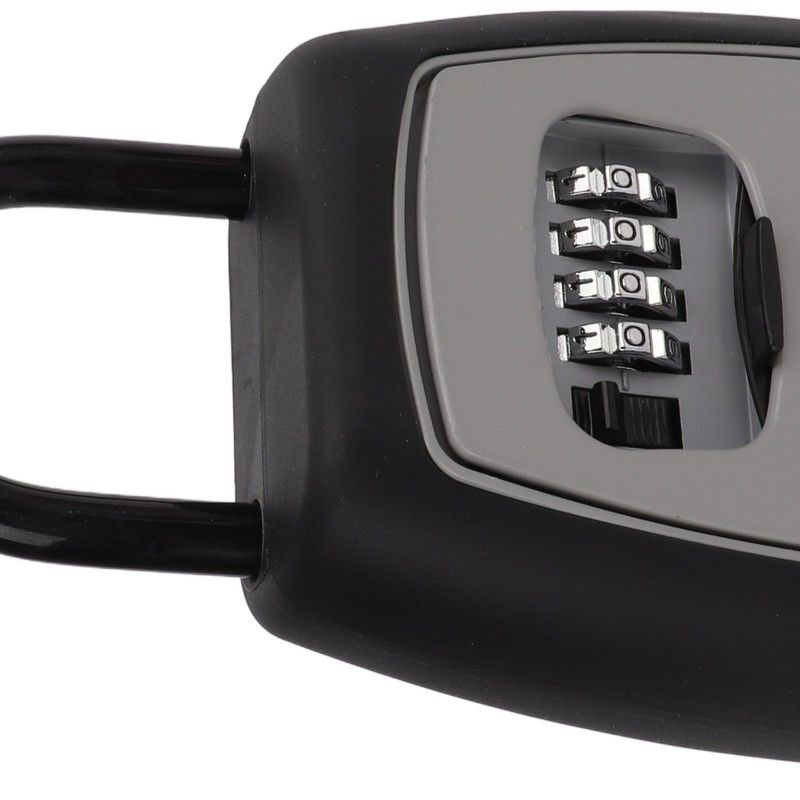 Key Lock Box Hanging Portable Resettable Password 4‑Digit Combination Lockbox