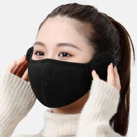 Pink Earflap Warm Mask Women's Winter Mask 3ea