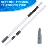 Sepetrel Pool Pole-Upgraded Professional 12 Foot Telescoping Swimming Pool Pole