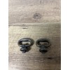 2 Mock Key Knob Antique Brass (NO SREW INCLUDED)