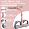 Adjustable Foot Strap Pedal Resistance Band with Handle,Thick TPE 40-45lbs