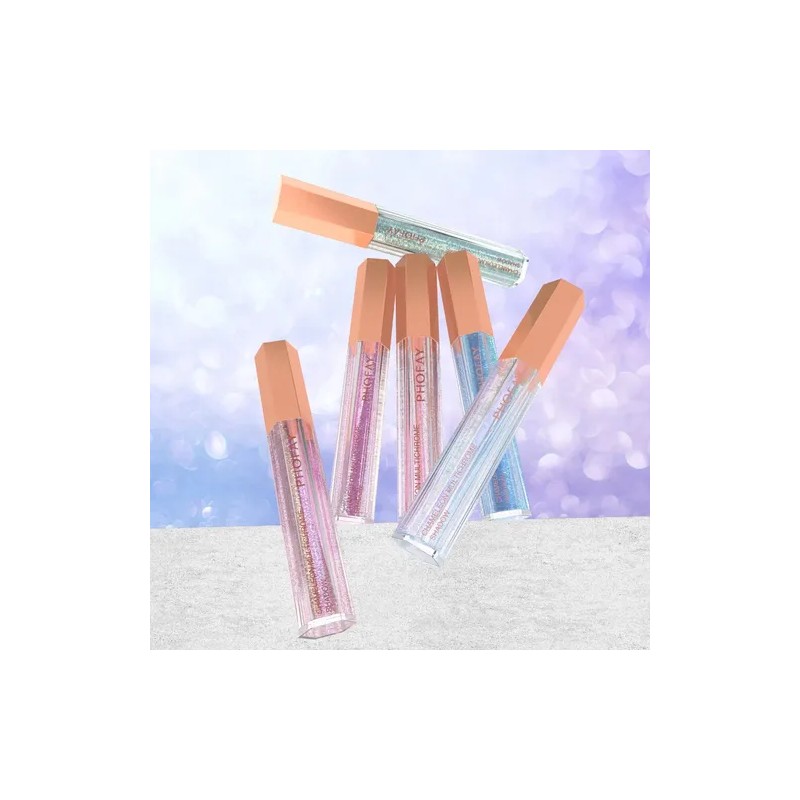 Phofay Kit Sombras Ojos Glitter Varios Color Maquillaje