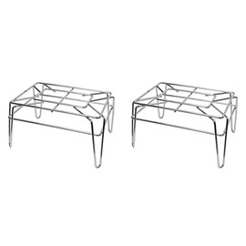 GSW 2pcs RA-M1510 Heavy Duty All Welded Chrome Wire Multi Functional Rack 15-1/2"x11-1/2 x8