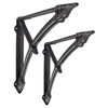 NACH Decorative Shelf Brackets, 2 Pack of 9.1 x 1.5