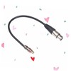 FUNOMOCYA 0.3m RCA Female to XLR Female Audio Connect Cable