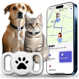 Smart Pet Tracker for Cat Dog with Collar Holder Seamless Location Tracking Compatible with Apple Find My Non GPS Tracker Ideal for Pet Safety and Monitoring Accurate Tracking Device for Pets