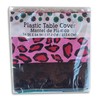 Craft Supply Pink Leopard Tablecover- Teal Animal Print Table Cover