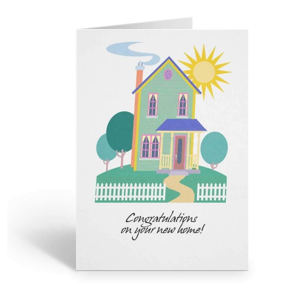Congratulations on Your New Home Card Pack - 18 5x7 Cards & Envelopes
