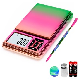 GRAM PRES Digital Pocket Scale 300g/0.01g Accuracy，Small Jewellery Coin Powder Scale Digital Gram and Oz with 50g Cal Weights，Digital Gram Scale