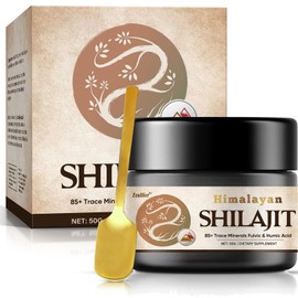 Shilajit, Original Himalaya Shilajit Resin (50 g) - 100% Pure & Organic with Fulvic Acid & Trace Minerals - Supports Endurance & Vitality, No Additives, For Men & Women