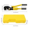 Hydraulic Rebar Cutter Tool, 13T 4mm-22mm Hydraulic Rebar Pliers for