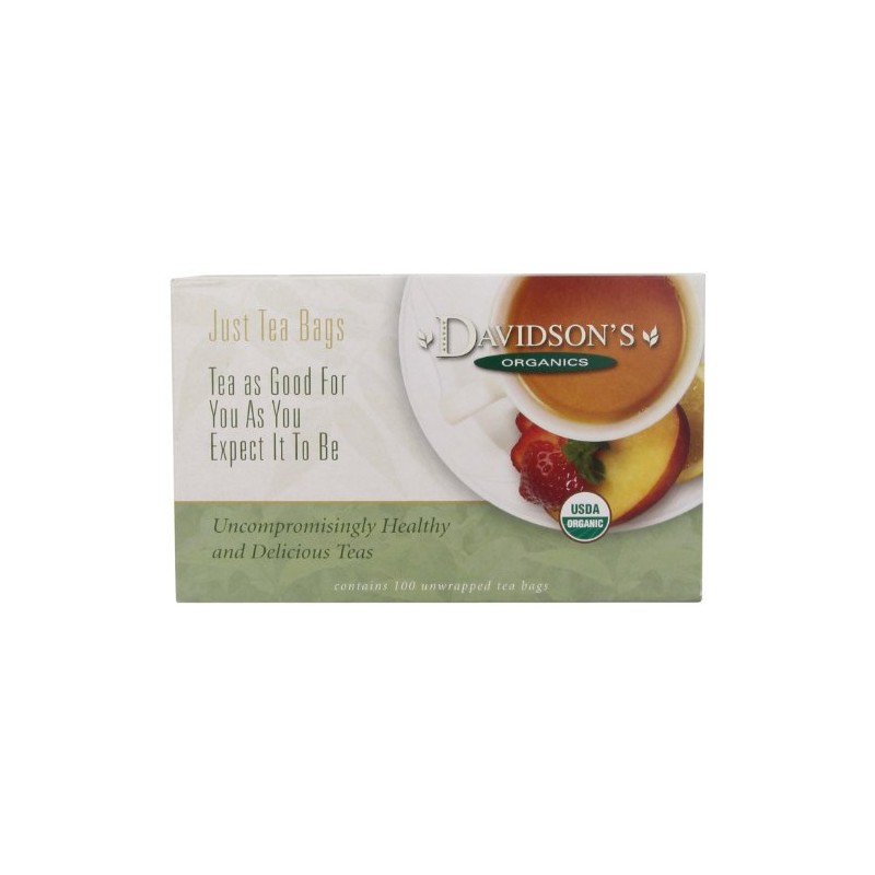 Davidson's Organics, Lemon Spearmint, 100-count Unwrapped Tea Bags