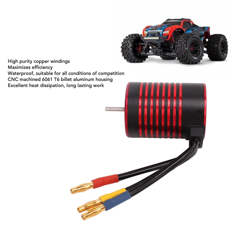 Brushless Motor Professional High Torsion Waterproof 3650 RC Brushless Motor