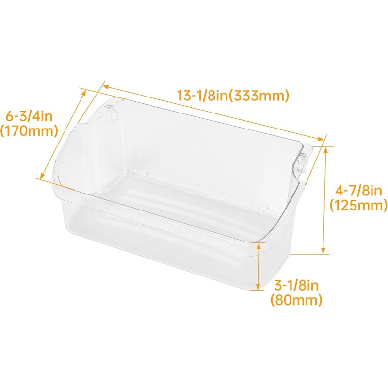 HECASA 240324502 AP2549806 844402 Refrigerator Door Shelf Compatible with Frigidaire