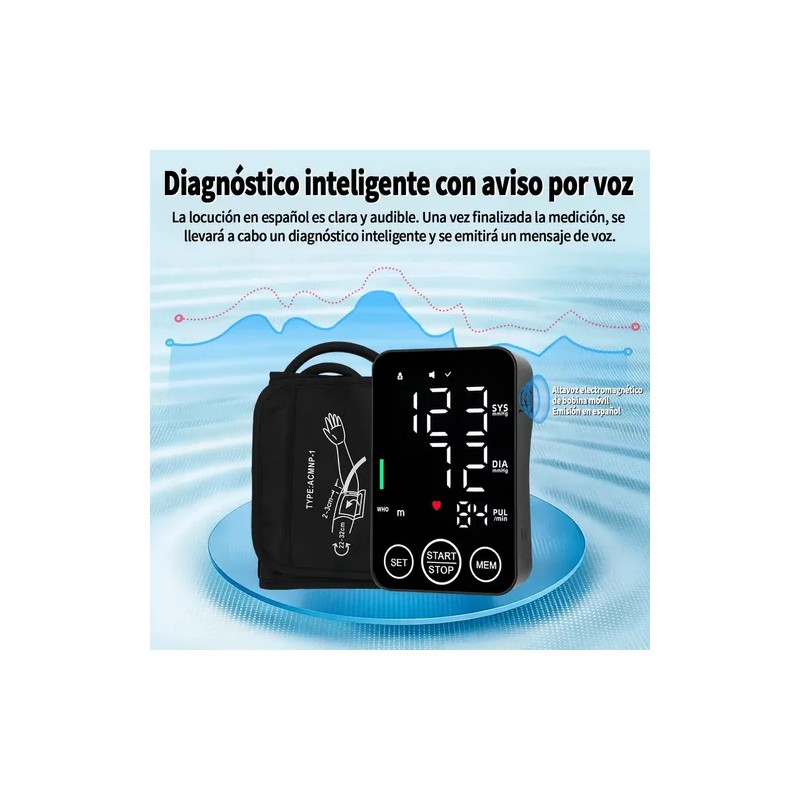 Tensiómetro Pulsovital Tensiómetro Digital Tensiómetro De Brazo Electrónico Negro