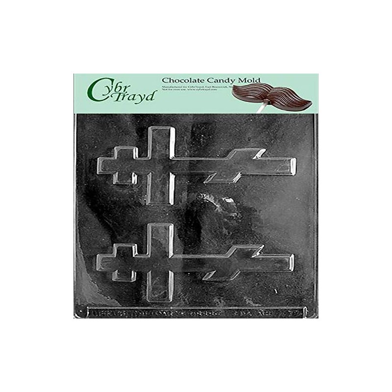 Cybrtrayd Orthodox Cross Chocolate Candy Mold with Exclusive Cybrtrayd Copyrighted