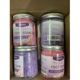XIWEIOO FOOT SOAK SET SALTS FEET SALT