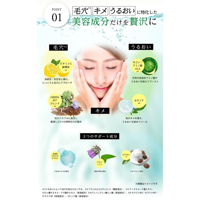 ALA Green Face Mask, Pack of 5, 4 Bags, Total