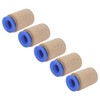 5Pcs Pneumatic Exhaust Muffler Pipe Connection Noise Filter Brass Silencer