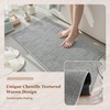 AMOAMI Bath Mat Non Slip Super Absorbent Quick Dry Bath